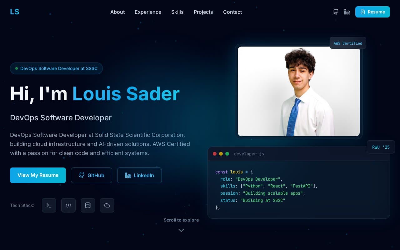 Louis Sader Portfolio