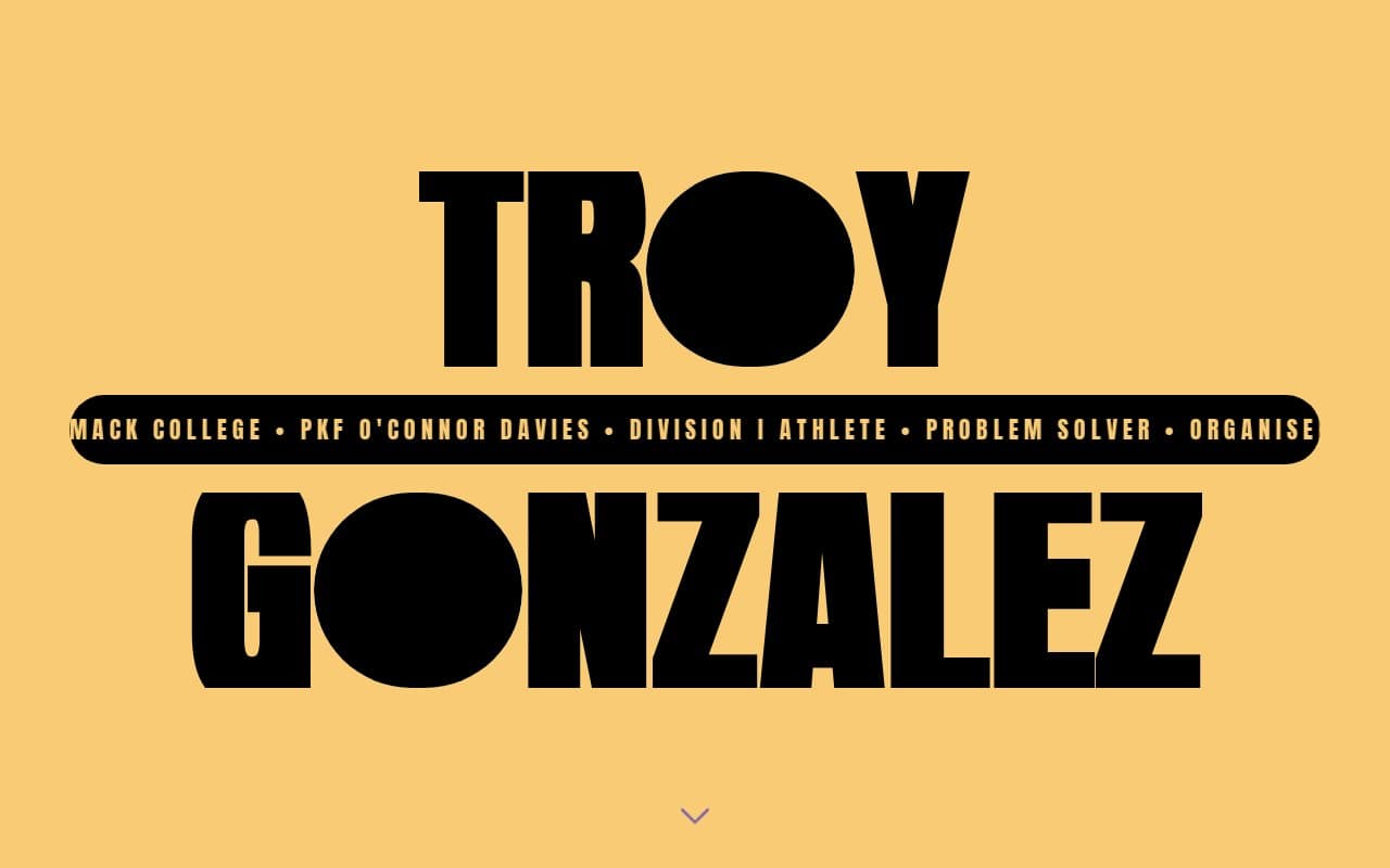 Trey Gonzalez Portfolio